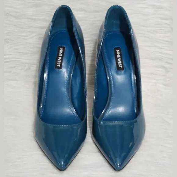 👠Nine West Trendz 3 heels in gorgeous teal!