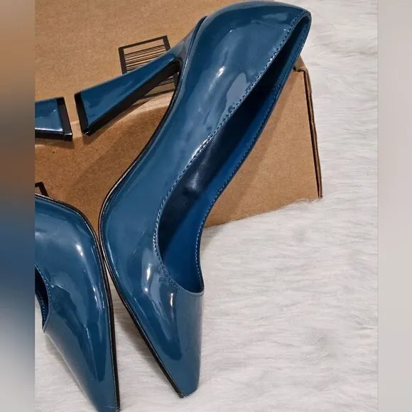👠Nine West Trendz 3 heels in gorgeous teal!