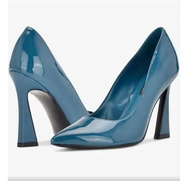 👠Nine West Trendz 3 heels in gorgeous teal!