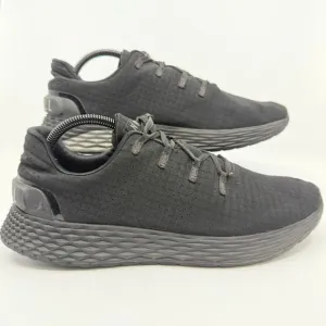 Nobull Ripstop Runner Running Shoes Mens 9.5 9 1/2 Black Gray Grey Trainers Low
