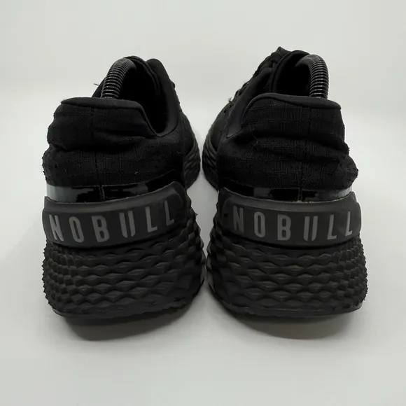 Nobull Ripstop Runner Running Shoes Mens 9.5 9 1/2 Black Gray Grey Trainers Low