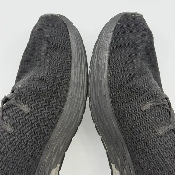 Nobull Ripstop Runner Running Shoes Mens 9.5 9 1/2 Black Gray Grey Trainers Low