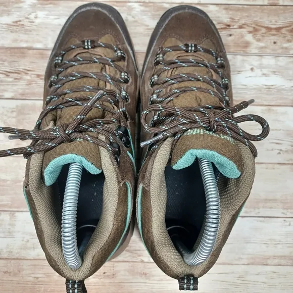 Northside Waterproof Hiking Shoes Trail Boots Brown Tan Aqua Women's Size 7