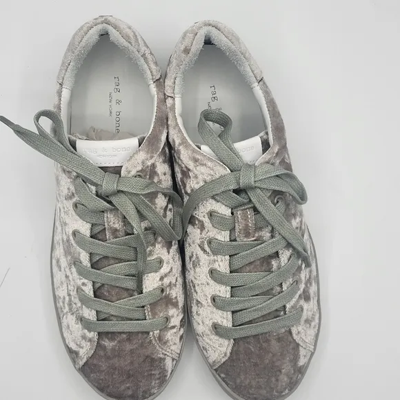 NWB Rag and Bone dove velvet shoes size 9