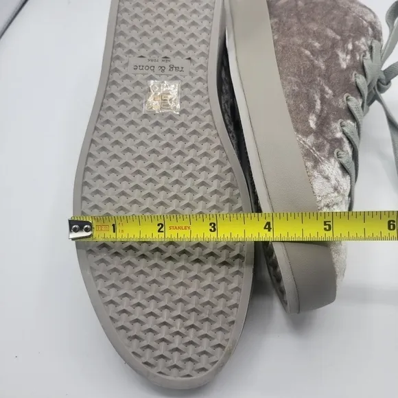 NWB Rag and Bone dove velvet shoes size 9