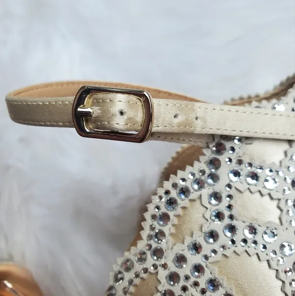NWOT Badgley Mischka Roxy Heeled Sandal, Size 5.5