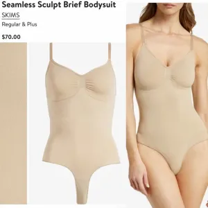 NWOT SKIMS sculpting Seamless Sculpt Brief bodysuit - Clay color - size S/M