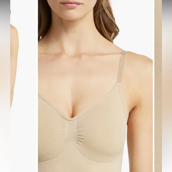 NWOT SKIMS sculpting Seamless Sculpt Brief bodysuit - Clay color - size S/M