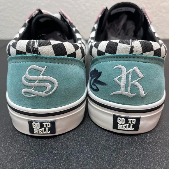 💥NWOT💥 Unisex Superrradical Signed Tyler Grosso Checkered Men's Shoes  Size8