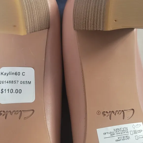 NWT Clarks Size 6.5 Medium Women's Pink Pumps