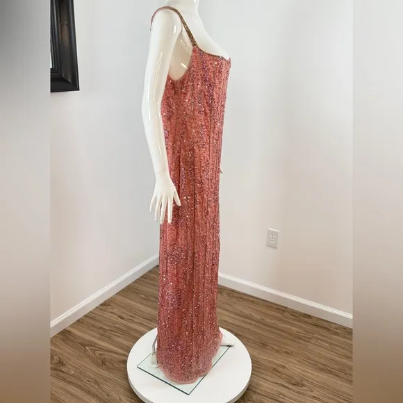 NWT Mac Duggal Sequin Column Gown Size 10