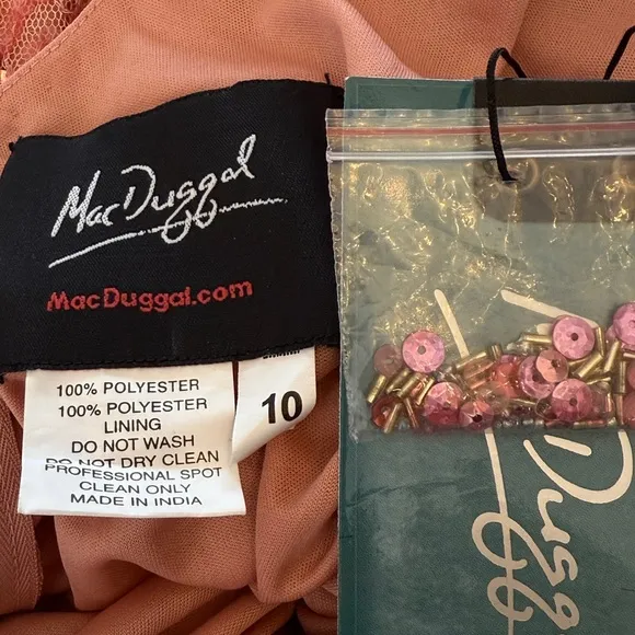 NWT Mac Duggal Sequin Column Gown Size 10