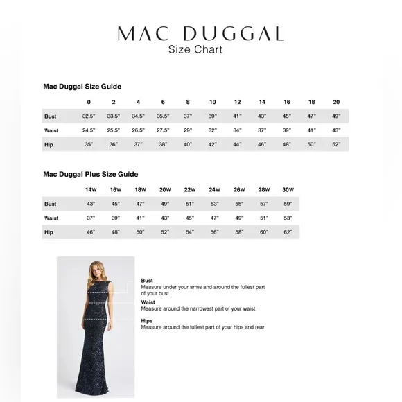 NWT Mac Duggal Sequin Column Gown Size 10