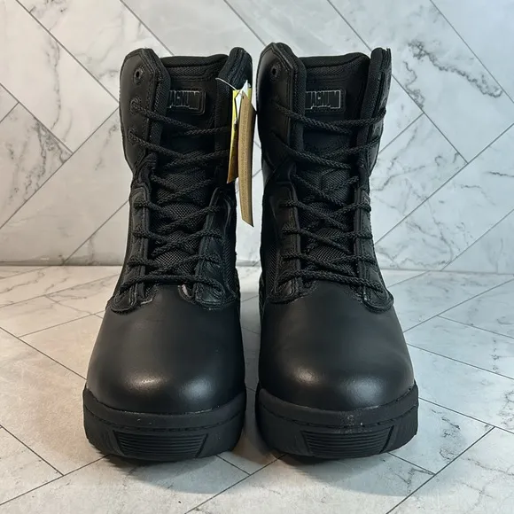 NWT Men’s Magnum 8 Inch WP Stealth Force Boot with Side Zipper Size 7M