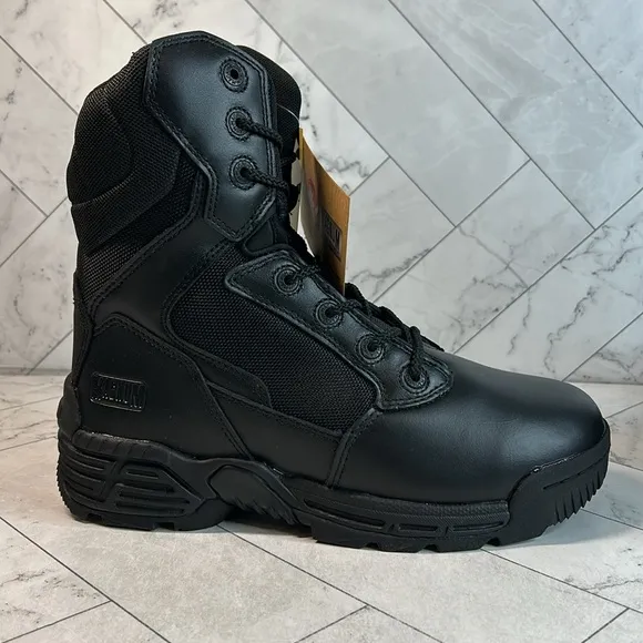 NWT Men’s Magnum 8 Inch WP Stealth Force Boot with Side Zipper Size 7M