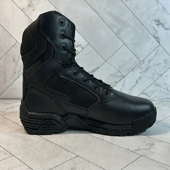 NWT Men’s Magnum 8 Inch WP Stealth Force Boot with Side Zipper Size 7M