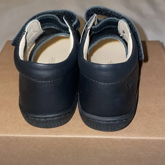 NWT NATURINO COCOON VL Leather first step shoes in Black