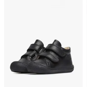 NWT NATURINO COCOON VL Leather first step shoes in Black
