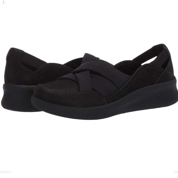 NWT New in Box Gorgeous Size 6.5 Black Cloudsteppers SILLIAN 2.0STAR Shoe Flats