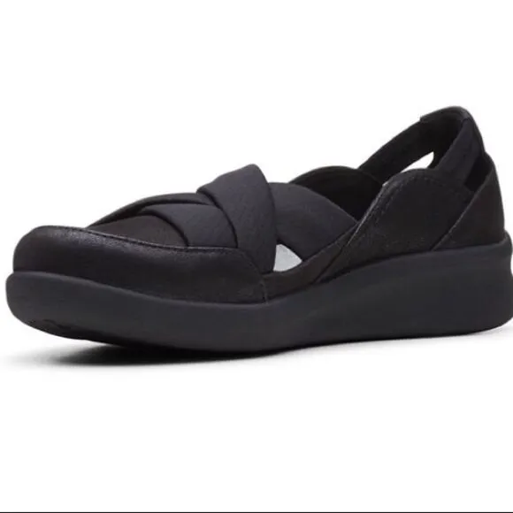 NWT New in Box Gorgeous Size 6.5 Black Cloudsteppers SILLIAN 2.0STAR Shoe Flats