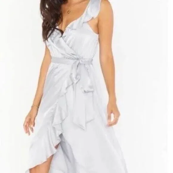 NWT / NIP Show Me Your Mumu Samantha Dress Samantha Ruffle Wrap Dress Size:S