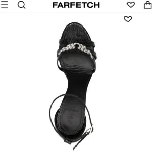 NWT ZADIG and VOLTAIRE Leather Amee Crystal Wing Court Shoe Strappy heels Sandal