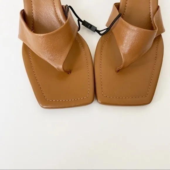 NWT Zara camel shoes