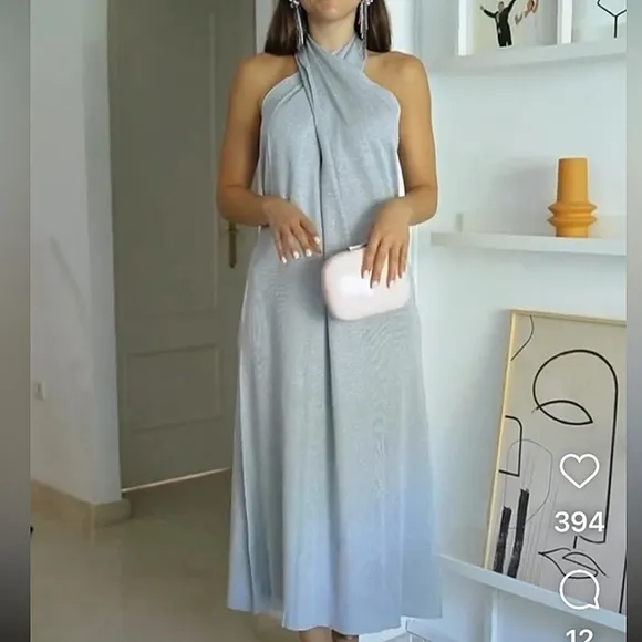 NWT ZARA * Dress size S and M Grey