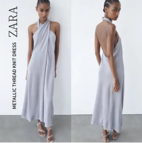 NWT ZARA * Dress size S and M Grey