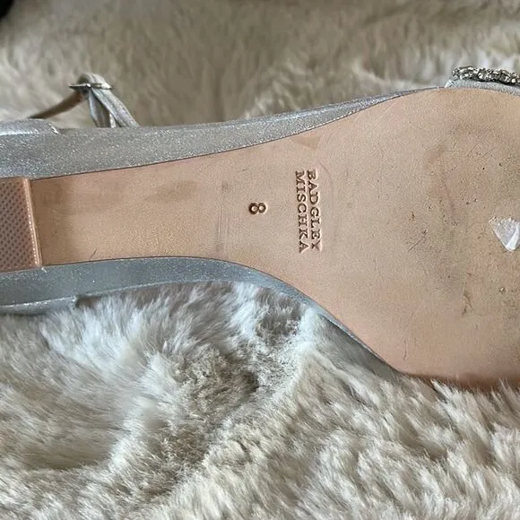 NWT Badgley Mischka Fiery Wedge Sandals