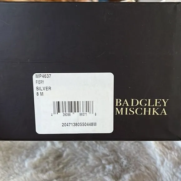 NWT Badgley Mischka Fiery Wedge Sandals