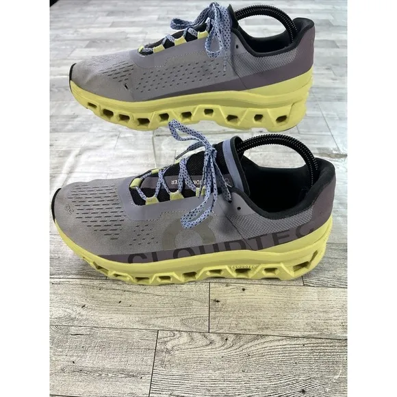 On Cloudmonster Sneakers Running Shoes in Nimbus Hay Size W10.5 Athletic Comfort