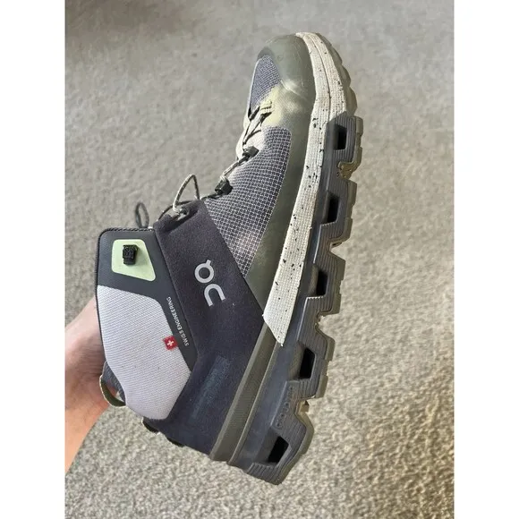 On Cloudtrax All Terrain Men's Size 8 Hiking Shoes Ink/Frost