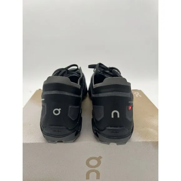 On Cloudventure Peak 3 Women’s Trail Running Sneakers Black Glacier Size 8