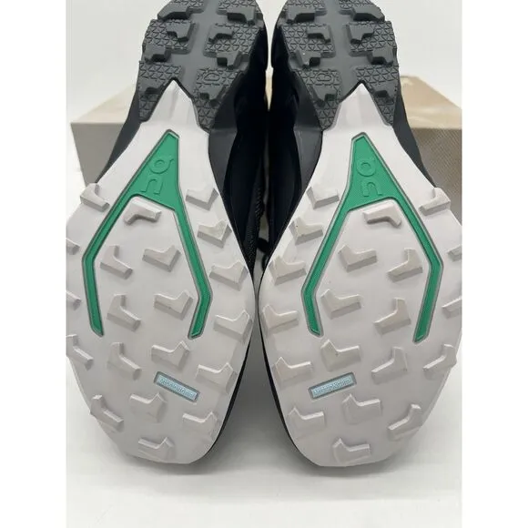 On Cloudventure Peak 3 Women’s Trail Running Sneakers Black Glacier Size 8