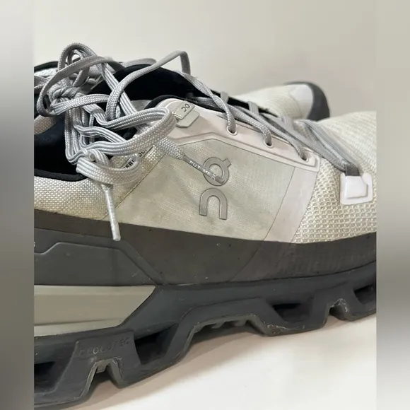 On Running Sz 12 Cloudwander Waterproof Outdoor Hiking Tactical Gray Trail Shoes