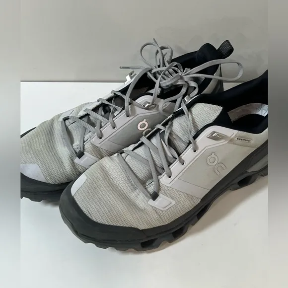 On Running Sz 12 Cloudwander Waterproof Outdoor Hiking Tactical Gray Trail Shoes