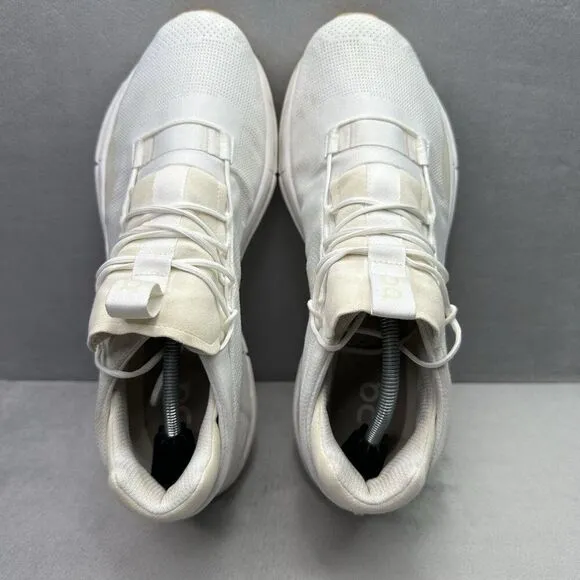 ON CloudNova Mens Size 13 Shoes White/Undyed Cloudtec Athletic Running Sneakers