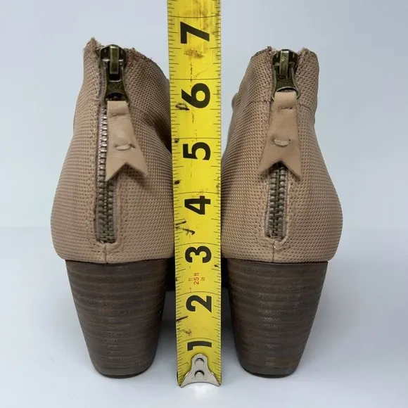 OTBT Womens Patchouli Mauve Open Toe Leather Stacked Sandals Heels Shoes 8.5 New