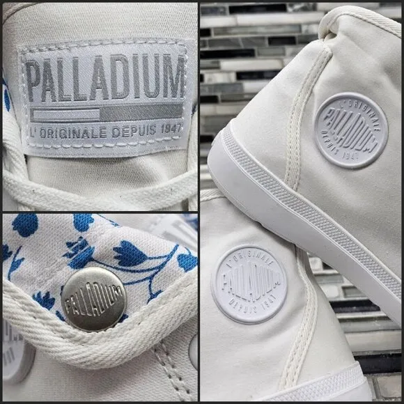 Palladium Aventure CVS High All White Women's Shoes Size 7