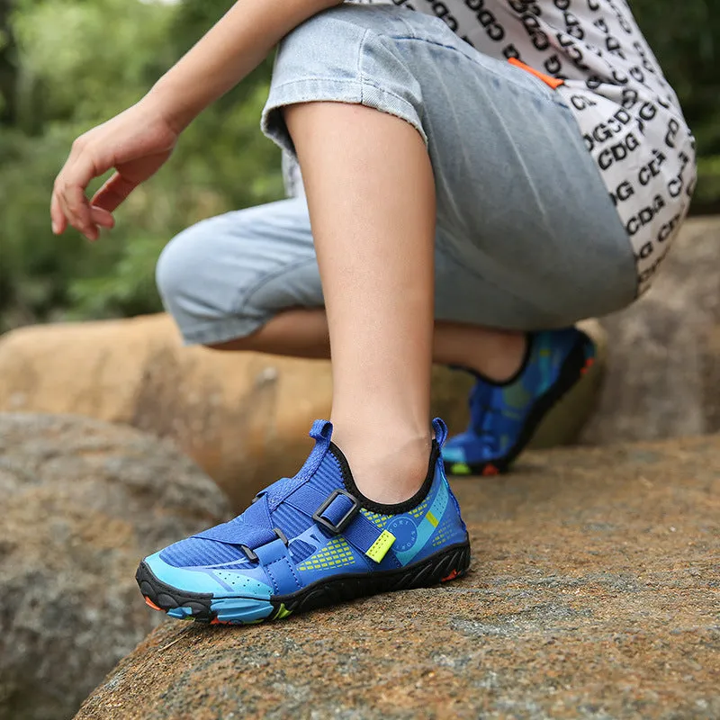 Parent-child river tracing shoes children's beach shoes quick-interference water shoes boys and girls new men and women non-slip water shoes