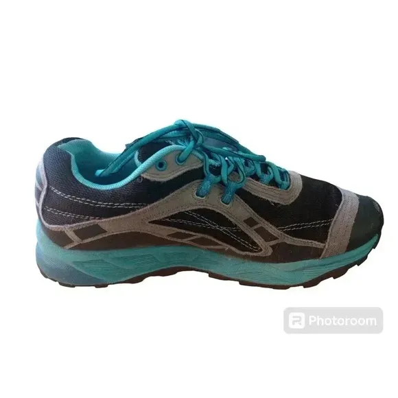 Patagonia Tsali 3.0 Trail Running Shoes Black Blue Sneakers T80664 Womens Sz 9.5
