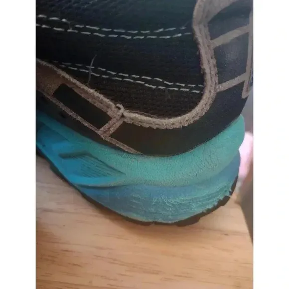 Patagonia Tsali 3.0 Trail Running Shoes Black Blue Sneakers T80664 Womens Sz 9.5