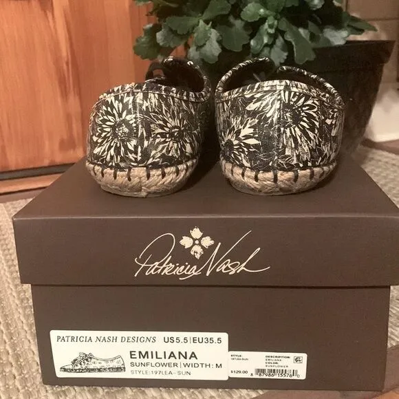 Patricia Nash Emiliana Sunflower Shoe Size 5.5