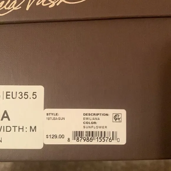 Patricia Nash Emiliana Sunflower Shoe Size 5.5