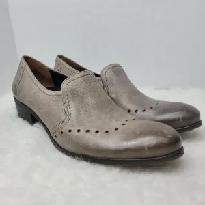 Paul Green Ava Gray Leather Ankle Bootie Shoes Size 7.5