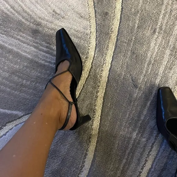Paul Green Black Slingback “Like” Shoes