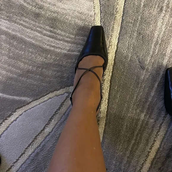 Paul Green Black Slingback “Like” Shoes