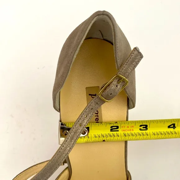 Paul Green Leather Strap Pumps Heels Tan US size 7
