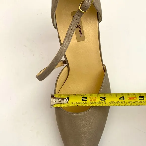 Paul Green Leather Strap Pumps Heels Tan US size 7